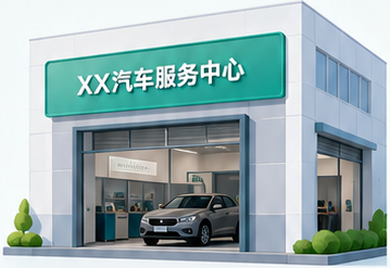 XX汽车服务中心门店